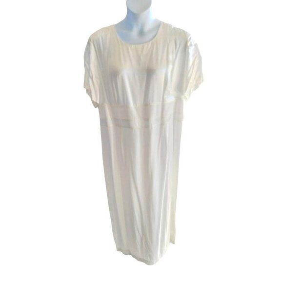 Vintage Ronnie Nicole II Cream 2-Piece Jacket & Maxi Dress Set Size 24W - Picture 6 of 11